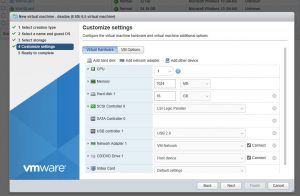 ESXI Create VM