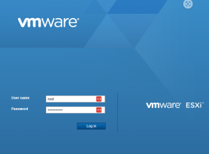 ESXI Login